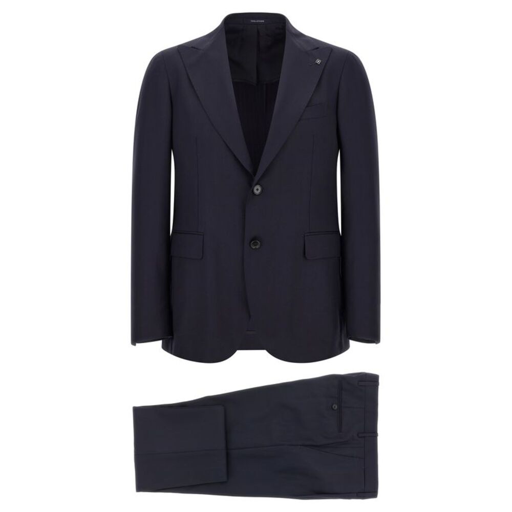 Tagliatore Blue Virgin Wool Two-Piece Men's Suit